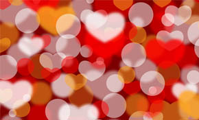 Valentines Defocus Background
